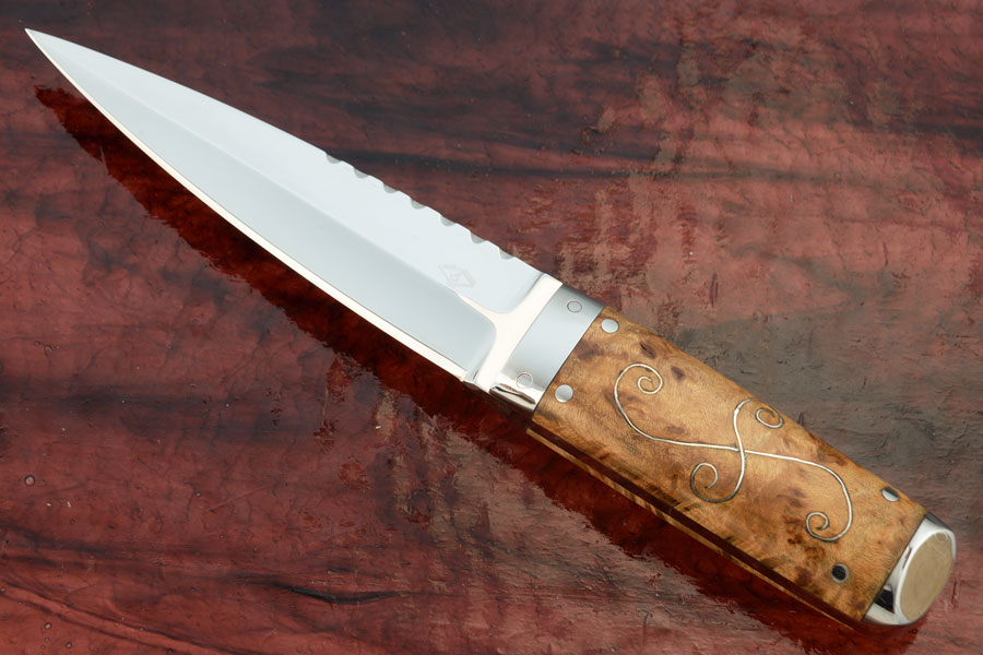 Sgian Dubh with Maple Burl