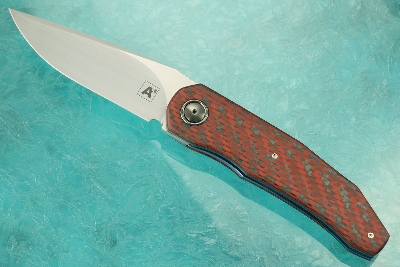 A9 Front Flipper with Nitrobe 77 and Red Carbon Fiber (Dual Row Ceramic IKBS)