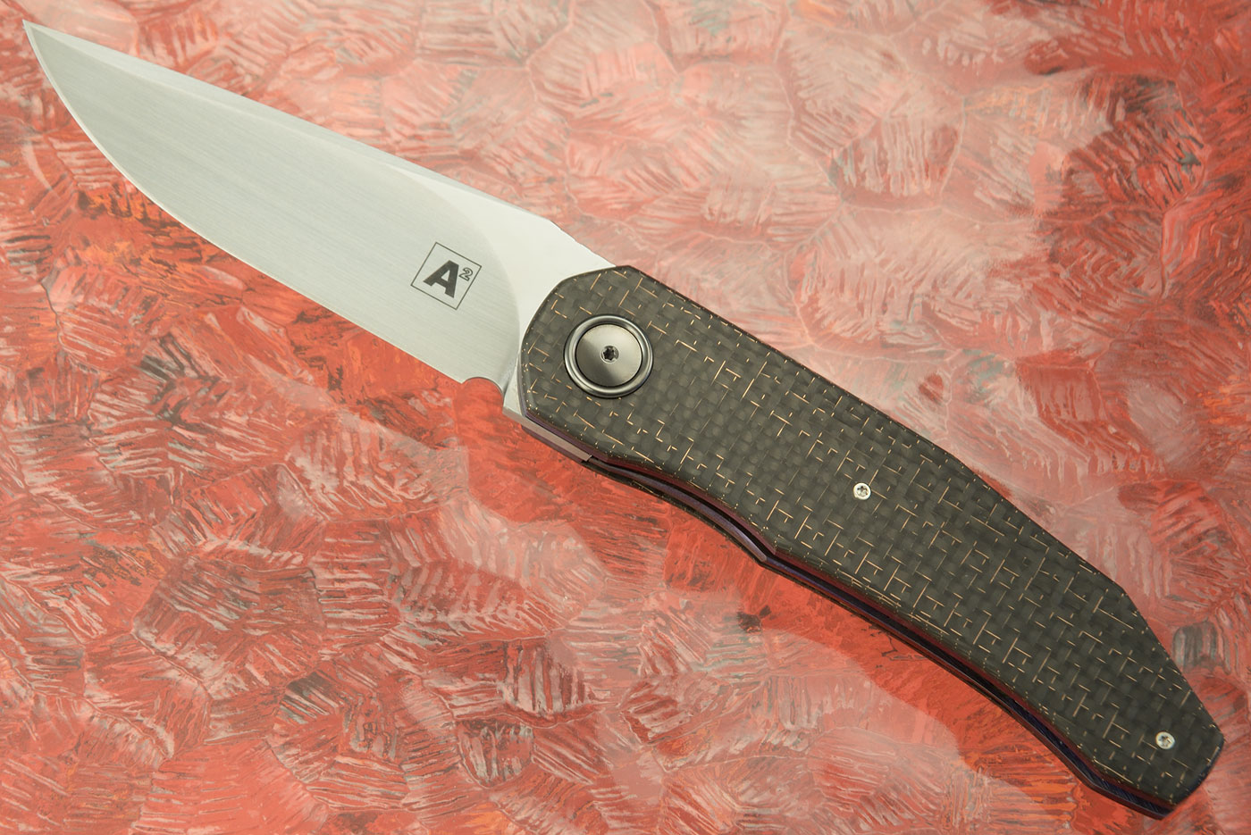 A9 Front Flipper with Nitrobe 77 and Lightning Strike Carbon Fiber (Dual Row Ceramic IKBS)