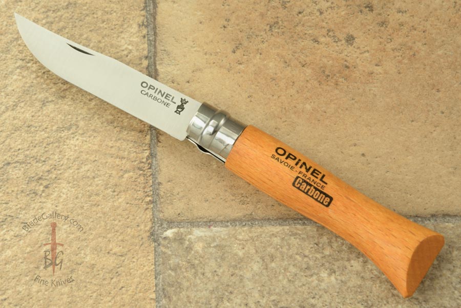 Folding Knife No. 6 - Carbon Steel, Beechwood