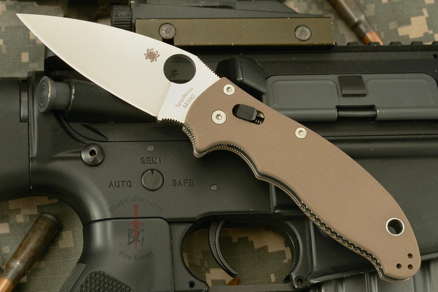 Manix 2 with M390 and Brown G-10 (C101GPBN2)