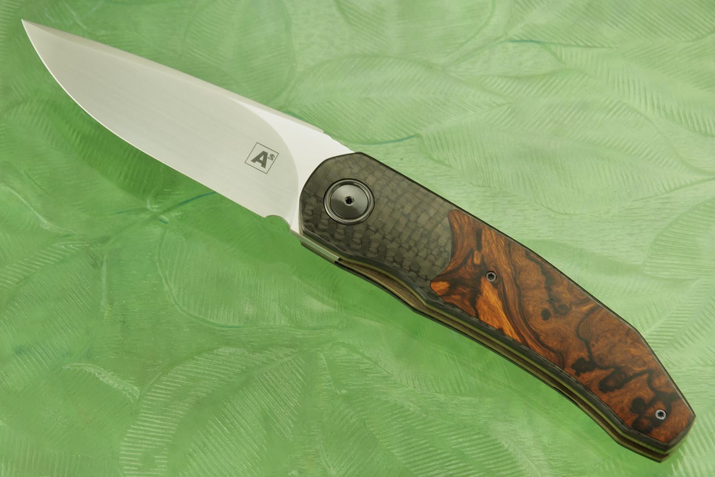 A9 Front Flipper with Ironwood and Carbon Fiber (Ceramic IKBS) - M390