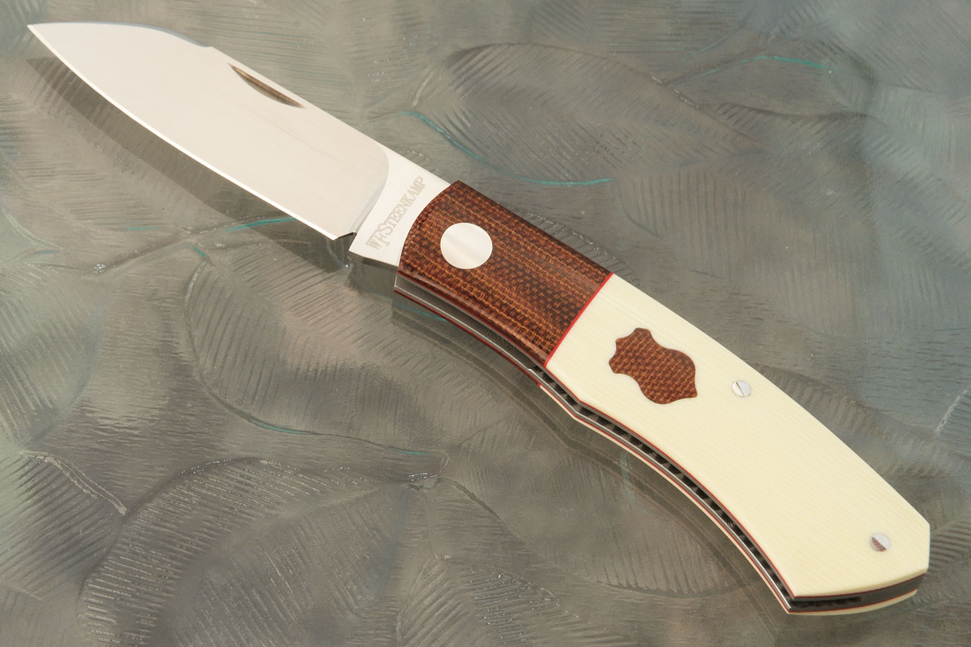 Dino Slipjoint with Ivory G10 and Natural Micarta - RWL-34