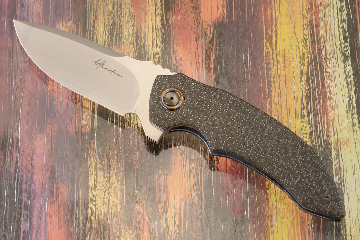 M35 Righteous with Silver Strike Carbon Fiber (Ceramic IKBS)