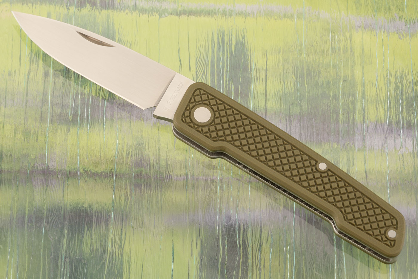 Pointer Slipjoint with OD Green G10 - M390