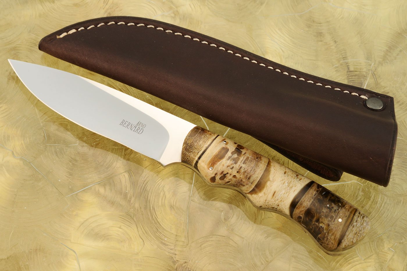 Drop Point Hunter with Kudu Horn