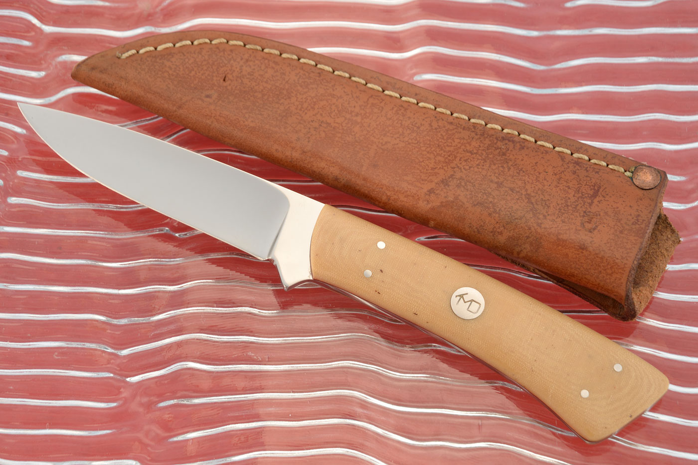 The Dowell Knife with Vintage Micarta