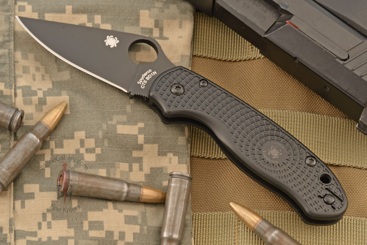 Para Military 3 with Black FRN and Black CTS-BD1N (C223PBBK)