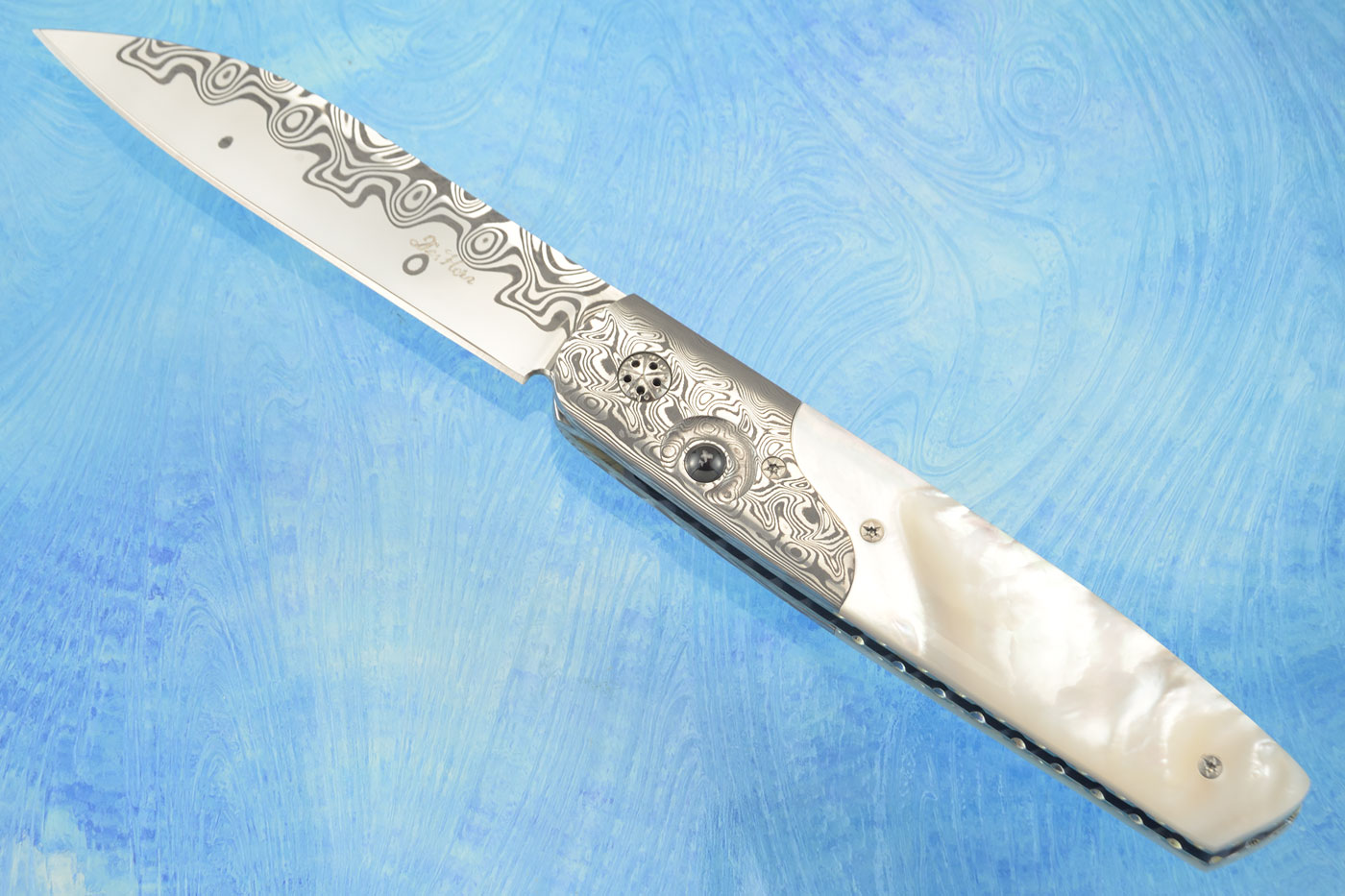 Shinkansen Bullet Front Flipper with Mother of Pearl and Damacore