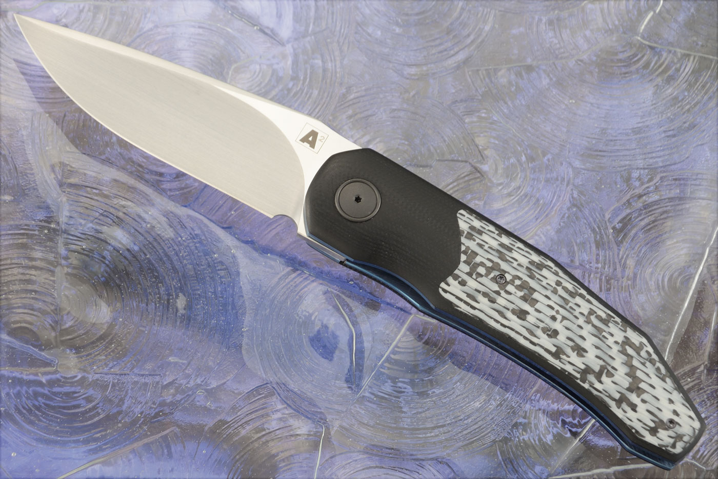 A9 Front Flipper with White/Black Carbon Fiber (Double Row Ceramic IKBS) - SG2