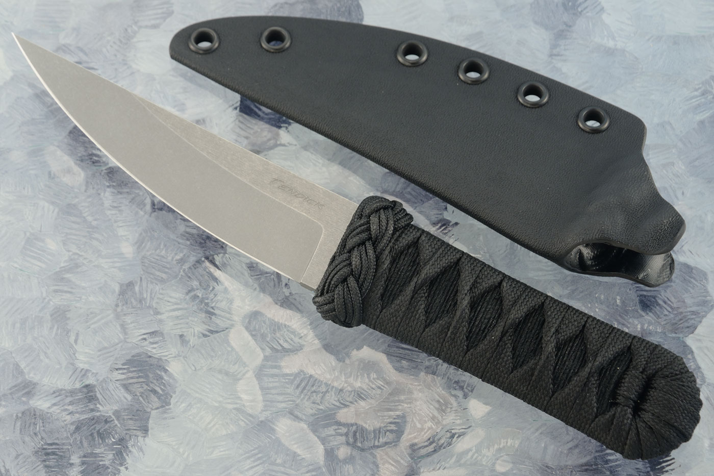 Traditional Tanto with Black Cord Wrap