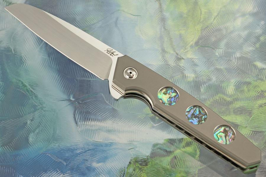 NS Linerlock Flipper with Abalone - RWL-34