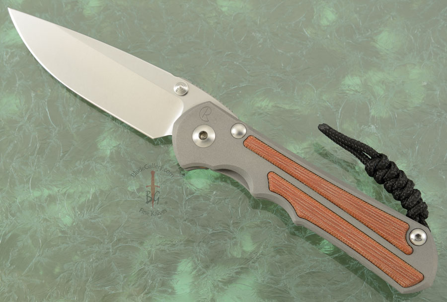 Large Inkosi with Natural Canvas Micarta Inlay - MagnaCut