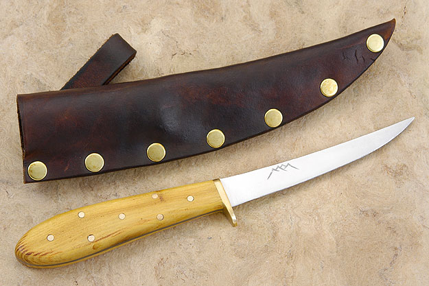Light Field Knife with Osage Orange Wood