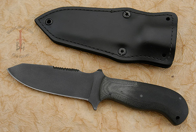 Utility Knife with Black Micarta