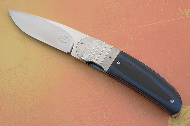 LL01 Flipper with Black and Blue G10 (IKBS)