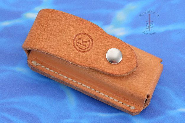 Leather Belt Pouch, Tan Leather