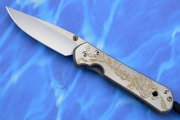 Large Sebenza 21 with Gold Leaf CGG