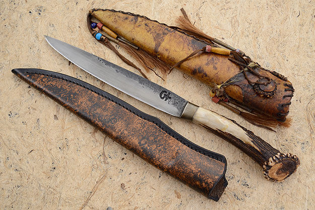 Stag Crown Indian Knife
