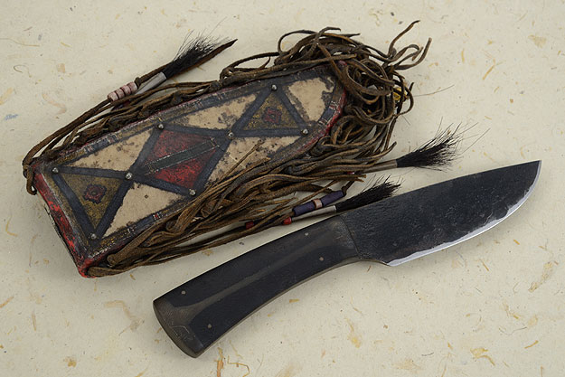 Ebony Handled Traditional Belt Knife