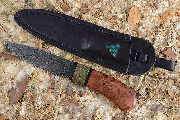 Belt Knife with Red Mallee