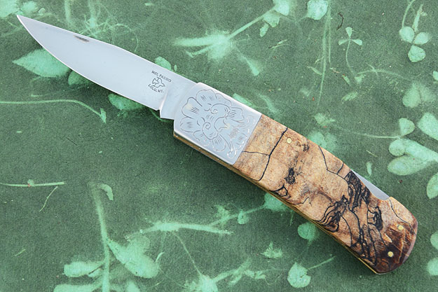 Engraved Folder with Spalted Maple