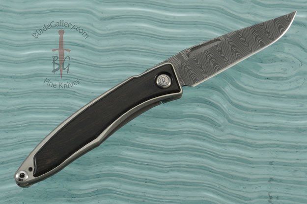 Mnandi with Gabon Ebony and Laddered Damascus - Left Handed