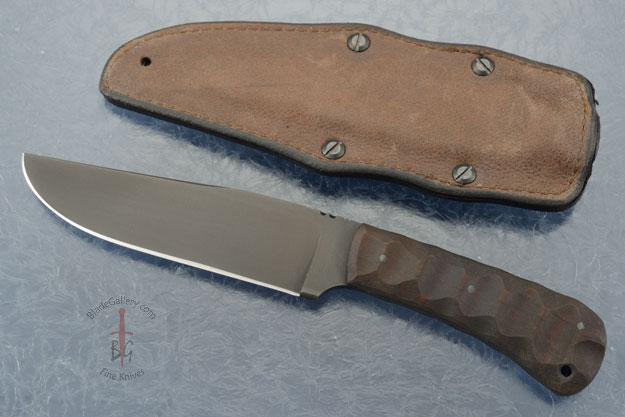 Field Knife with Sculpted Maple
