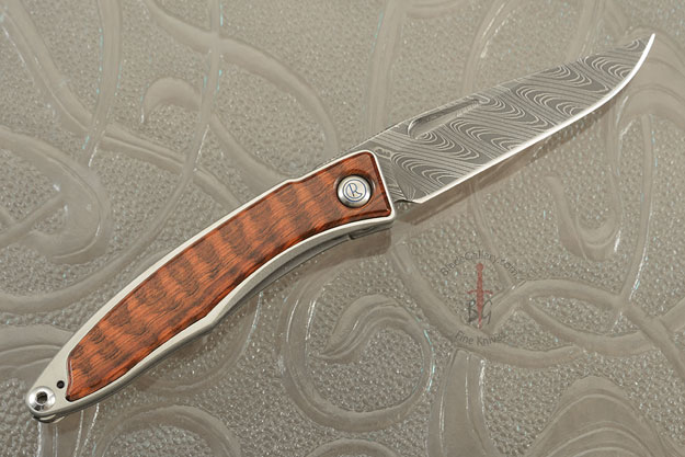Mnandi with Snakewood and Laddered Damascus - Left Handed