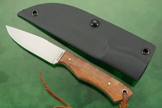 Clip Point Hunter with Curly Mesquite Wood