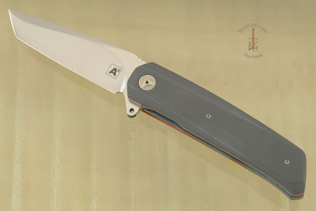 A7 Tanto Flipper with Grey and Orange G10 (IKBS)