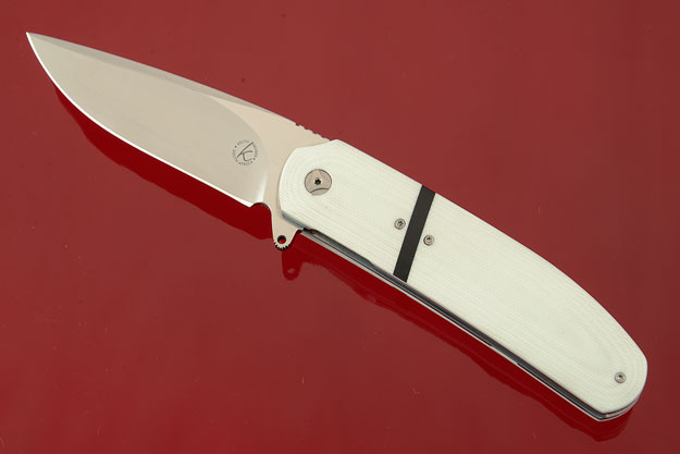 K1 Flipper with White and Black G10 (IKBS)