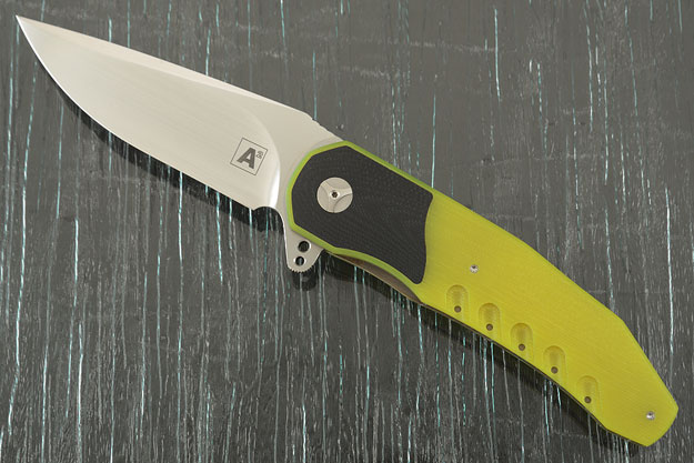 A3 Interframe Flipper with Neon Yellow and Black G10 (Double Row IKBS)