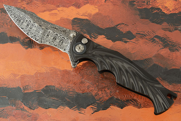 Tighe Breaker Integral with Uni-Directional Carbon Fiber and Damasteel