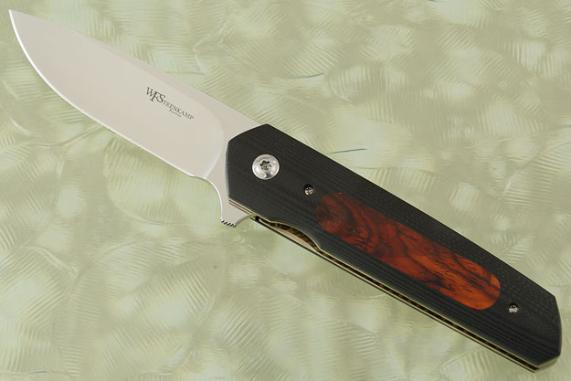 Arrow Flipper with Black G10 and Ironwood (IKBS)