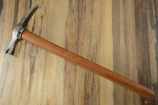 Dual Spike War Hammer with Saligna Wood Haft