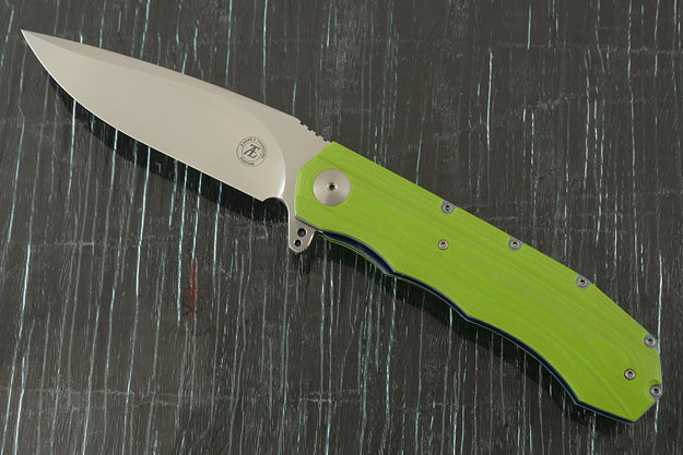 L51 Compact Flipper with Lime Green G-10 (Ceramic IKBS)