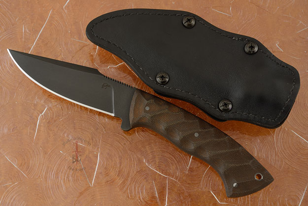 Pathfinder with Sculpted Relic Green Micarta (Jason Knight Collaboration)