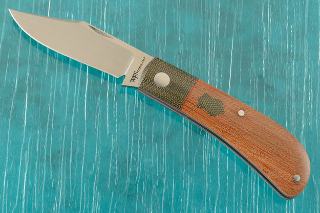 Lanny's Clip with Natural and OD Green Micarta
